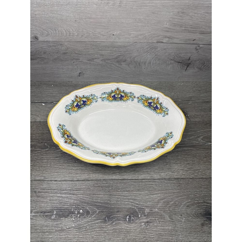 Ceramica Nova Deruta Large Italian Oval Serving Bowl 14.5x10.5”